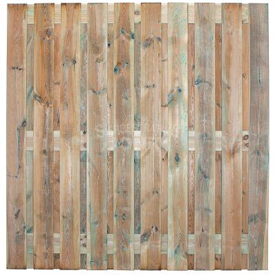 Tuinscherm Prive geschaafd geïmpregneerd grenen 22-planks, 180x195 cm