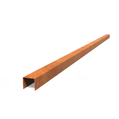 Overzetprofiel recht Cortenstaal 2 mm 230x5,4x5 cm