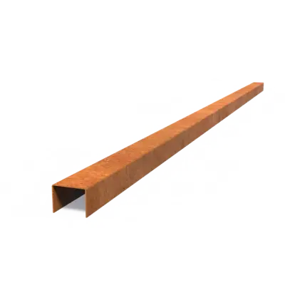 Overzetprofiel recht Cortenstaal 2 mm 230x6,4x5 cm