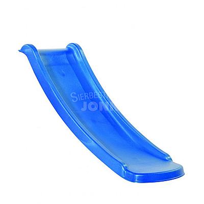 Kunststof glijbaan blauw 130 cm, geschikt voor een platformhoogte van 60 cm.