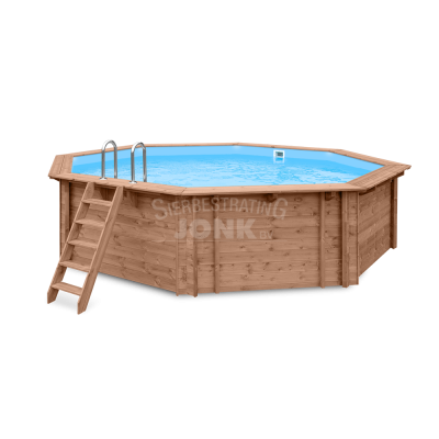 Luxe houten zwembad Kokomo Beach 560x517x129 cm
