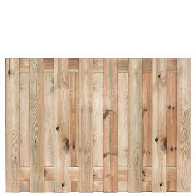 Tuinscherm Coevorden geschaafd geïmpregneerd grenen 17-planks, 180x130 cm