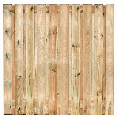 Tuinscherm Enschede geschaafd geïmpregneerd grenen 21-planks, 180x180 cm