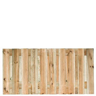 Tuinscherm Enschede geschaafd geïmpregneerd grenen 21-planks, 180x90 cm