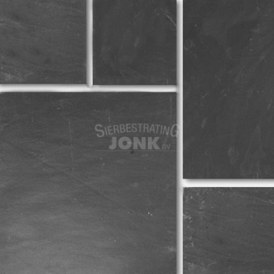 Leisteen natuursteen superior black mustang mongolian slate gothic