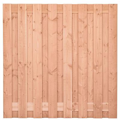 Tuinscherm Zillertal geschaafd onbehandeld Douglashout 17-planks 180x180 cm