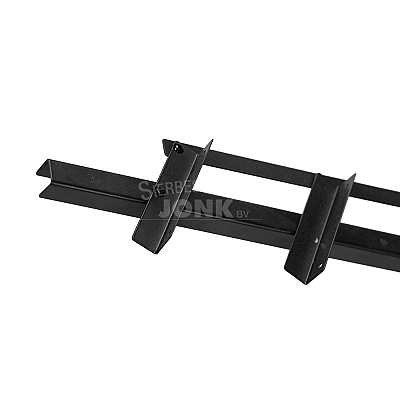 Flex Fence zelfbouwpakket excl. hout, raillengte 166 cm zwart