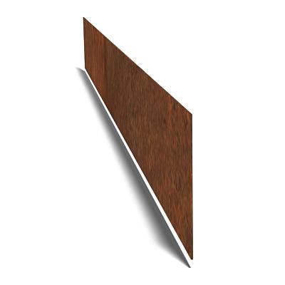 Cortenstaal kantopsluiting recht 150x0,2x15 cm