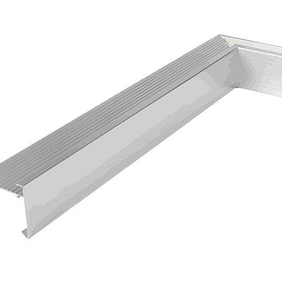 Daktrim Roval Bruut Blank Aluminium Binnenhoek