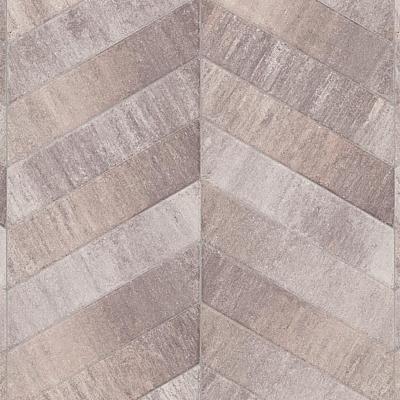 Betonsteen glad oprit terras banenverband halfsteens 8cm strak met facet excluton  romanos’s visgraat