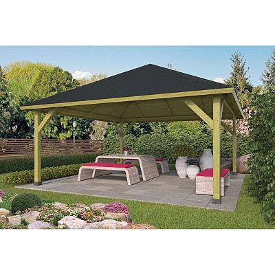 Prieel Extremo geïmpregneerd geschaafd vuren 560x560x375 cm