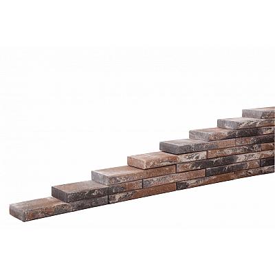 moderno muurelement stapelblok bloembak muur afscheiding tuin zwart grijs antraciet redsun line block