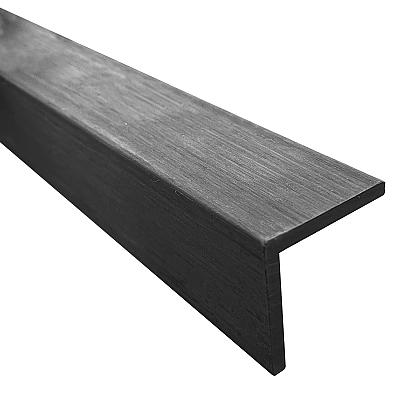 NewTechWood aluminium co-extrusie hoekprofiel rhombus t.b.v. wandbekleding 6x6x300 cm Ipé