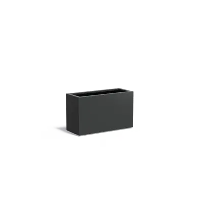Plantenbak Carrez met bodem aluminium 100x40x60 cm