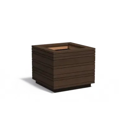 Plantenbak Bandu bamboe 100x100x85 cm