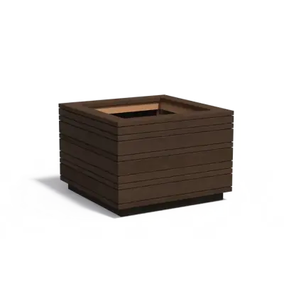 Plantenbak Bandu bamboe 120x120x85 cm