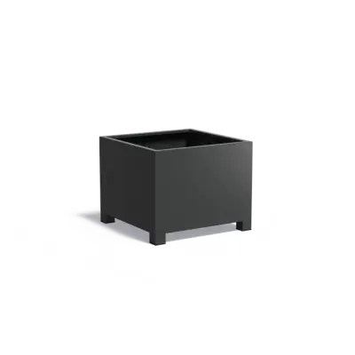 Plantenbak Carrez met poten aluminium 100x100x80 cm