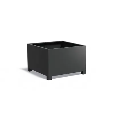 Plantenbak Carrez met poten aluminium 120x120x800 cm
