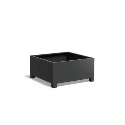 Plantenbak Carrez met poten aluminium 120x120x60 cm