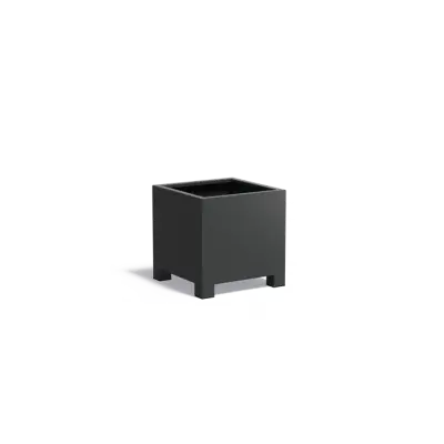 Plantenbak Carrez met poten aluminium 70x70x70 cm