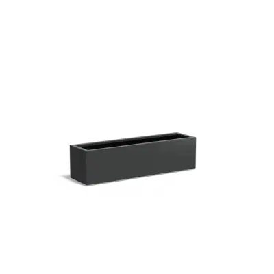 Plantenbak Carrez met bodem aluminium 150x40x40 cm