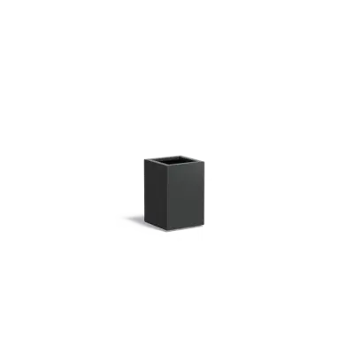 Plantenbak Carrez met bodem aluminium 40x40x60 cm
