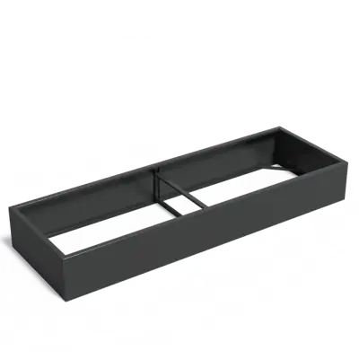 Plantenbak Carrez zonder bodem aluminium 300x100x40 cm