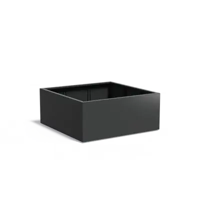 Plantenbak Carrez met bodem aluminium 140x140x60 cm