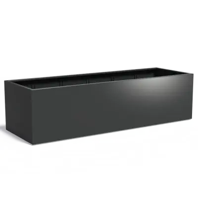 Plantenbak Carrez met bodem aluminium 300x100x80 cm