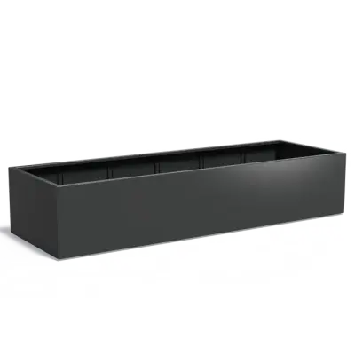 Plantenbak Carrez met bodem aluminium 300x100x60 cm