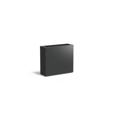 Plantenbak Carrez met bodem aluminium 90x30x80 cm
