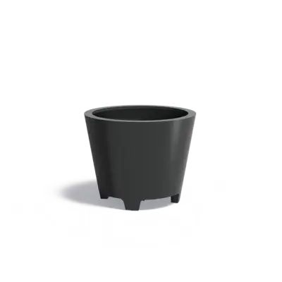 Plantenbak Conic met poten aluminium Ø100x80 cm