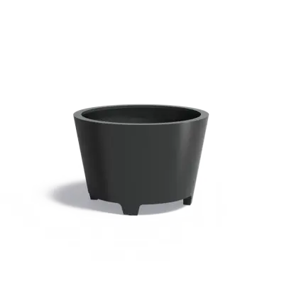 Plantenbak Conic met poten aluminium Ø120x80 cm