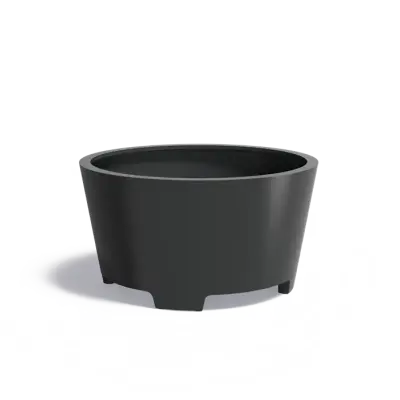 Plantenbak Conic met poten aluminium Ø150x80 cm