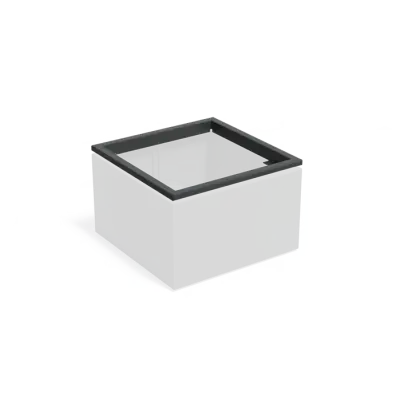 Carrez in-lite Ready aluminium opzetrand voor verlichtng 100x100x9,1 cm