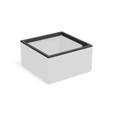 Carrez in-lite Ready aluminium opzetrand voor verlichting 120x120x9,1 cm