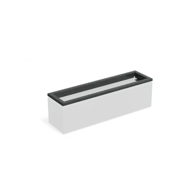 Carrez in-lite Ready aluminium opzetrand voor verlichting 150x40x9,1 cm