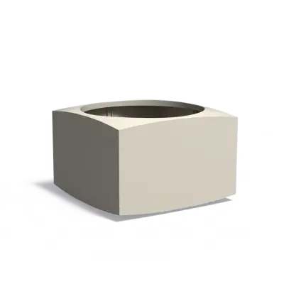 Plantenbak Nooa aluminium 120x120x80 cm