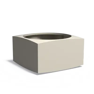 Plantenbak Nooa aluminium 140x140x80 cm