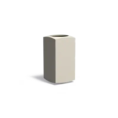 Plantenbak Nooa aluminium 50x50x100 cm