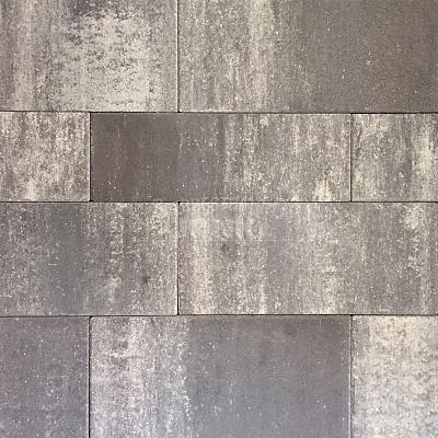 TriviaStone 60plus soft comfort banenverband 8 cm betontegel glad strak goedkope sierbestrating geborsteld geimpregneerd grigio zaffiro