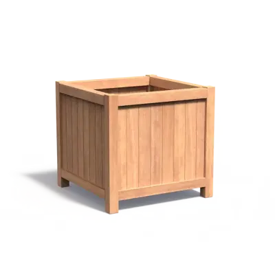 Plantenbak Valencia hardhout 100x100x95 cm