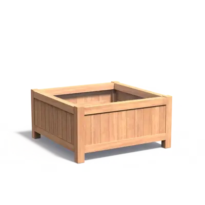 Plantenbak Valencia hardhout 120x120x60 cm