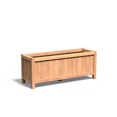 Plantenbak Valencia hardhout 150x50x60 cm