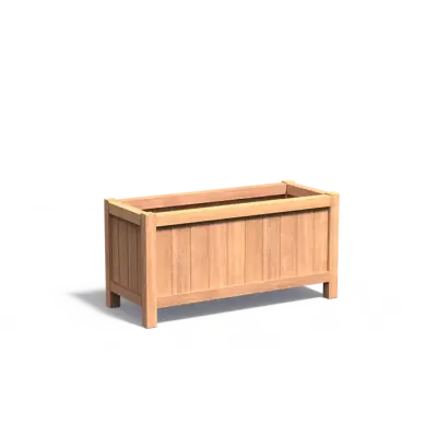 Plantenbak Valencia hardhout 120x50x60 cm