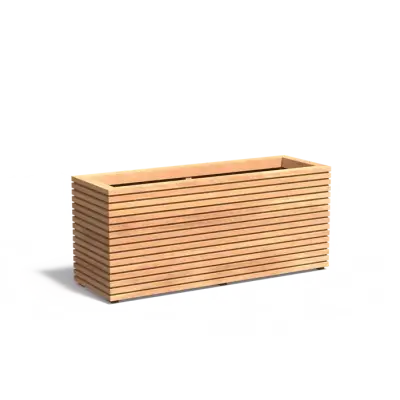 Plantenbak Malaga Rhombus hardhout 150x50x60,8 cm