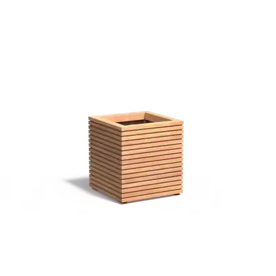 Plantenbak Malaga Rhombus hardhout 60x60x60,8 cm