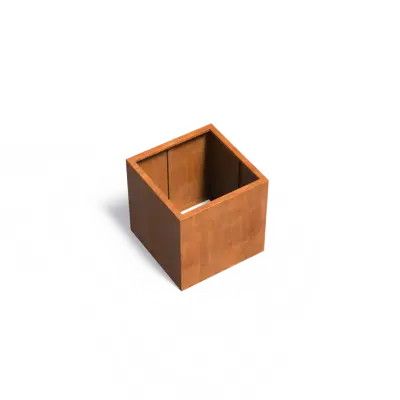 Plantenbak Carrez zonder bodem cortenstaal 80x80x80 cm