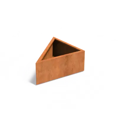 Plantenbak Triangle cortenstaal 100x100x40 cm