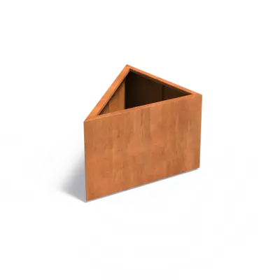 Plantenbak Triangle cortenstaal 100x100x60 cm